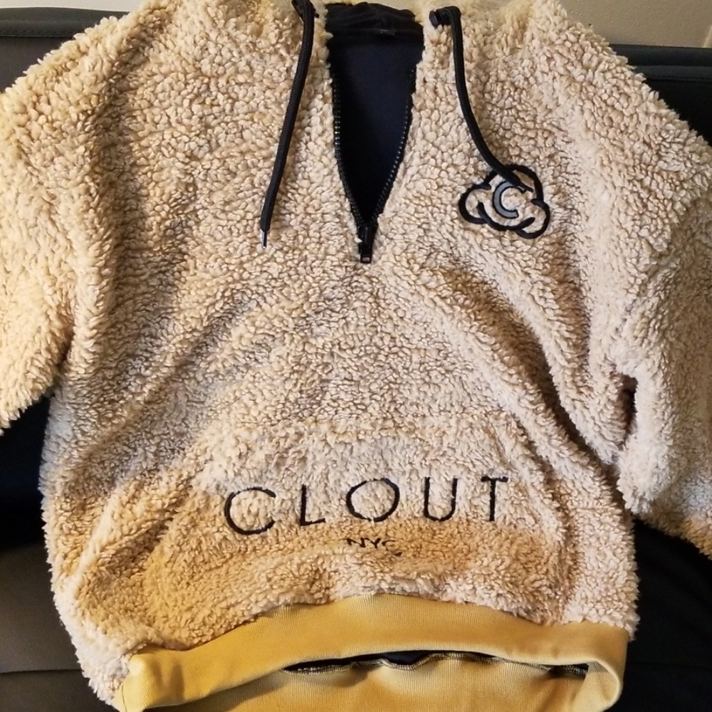 Clout sherpa hoodie